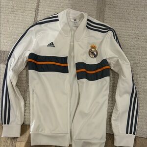 Adidas White and Black Jacket